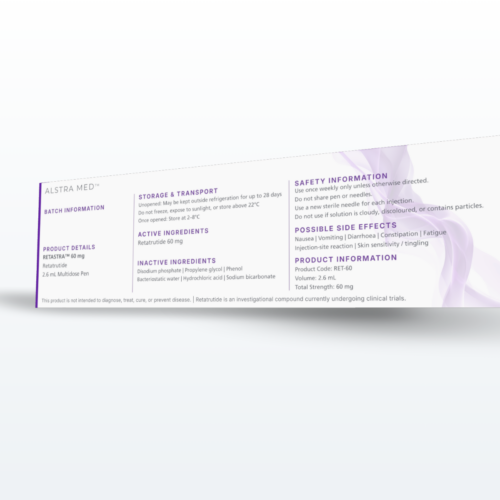 Alstra Med RetAstra 60mg (Retatrutide)